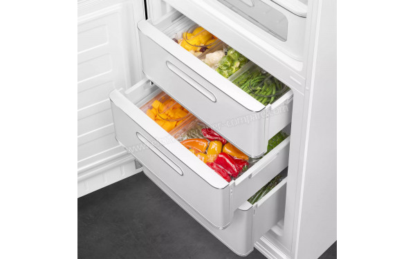 SMEG FAB32LWH6 - Tiroirs partie cong&eacute;lateur