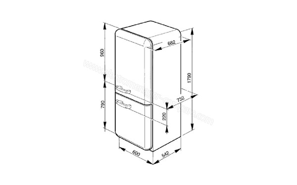 SMEG FAB32P7 - Sch&eacute;ma technique