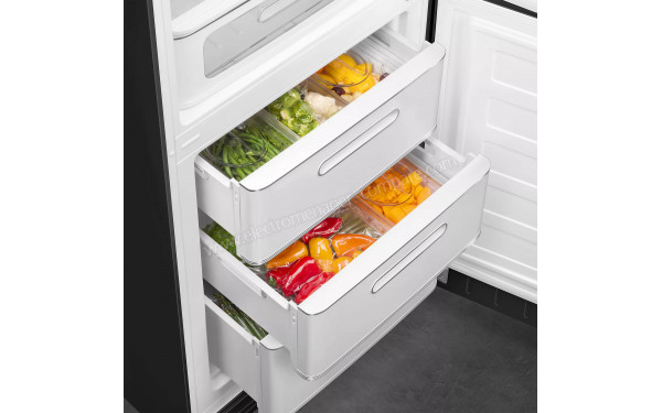 SMEG FAB32RBL6 - Tiroirs partie cong&eacute;lateur
