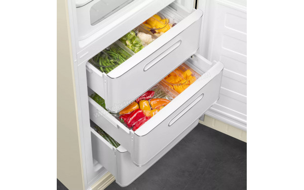 SMEG FAB32RCR6 - Tiroirs partie cong&eacute;lateur