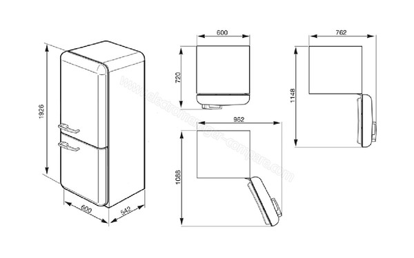 SMEG FAB32RON1 - Schema technique