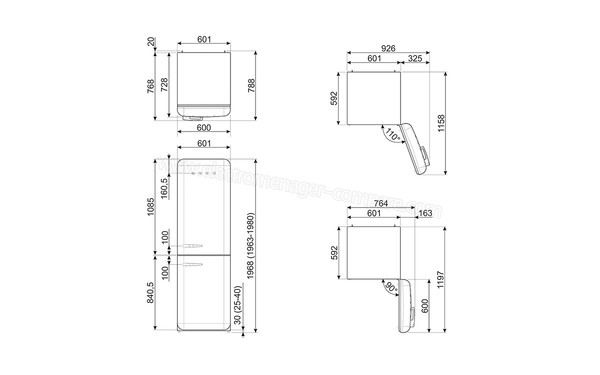 SMEG FAB32RPK3 - Sch&eacute;ma technique