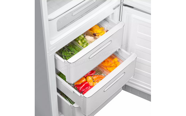 SMEG FAB32RSV6 - Tiroirs partie cong&eacute;lateur