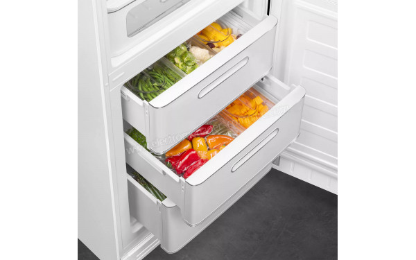 SMEG FAB32RWH6 - Tiroirs partie cong&eacute;lateur