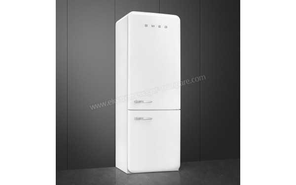 SMEG FAB38RWH - Mise en situation vue 3/4 gauche