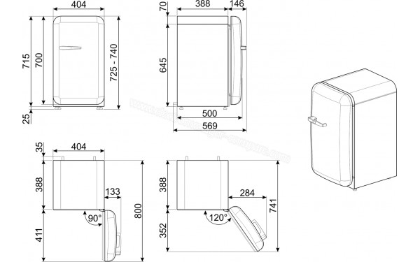 SMEG FAB5RPG5 - Sch&eacute;ma technique