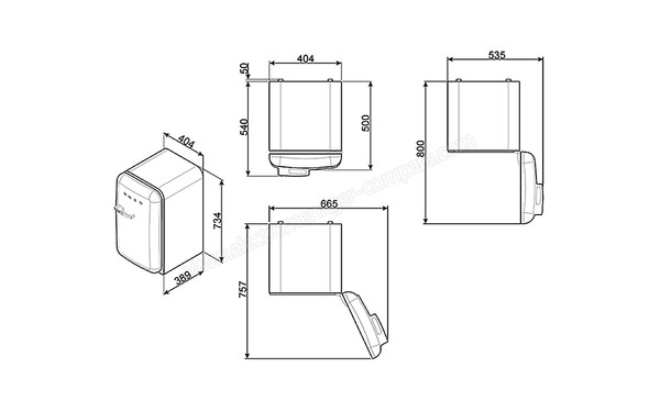 SMEG FAB5RPG - Sch&eacute;ma technique