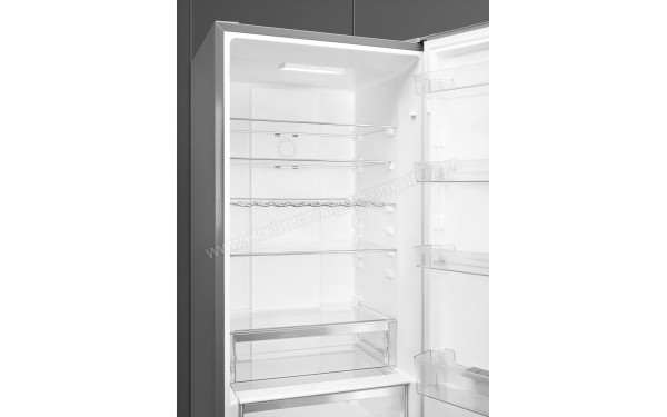 SMEG FC20XDNE - Vue de l'int&eacute;rieur partie r&eacute;frig&eacute;rateur