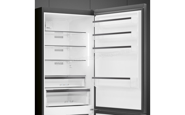 SMEG FC48KDND - Vue de l'int&eacute;rieur partie r&eacute;frig&eacute;rateur