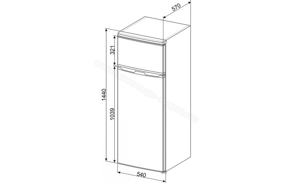 SMEG FD14EW - Dimensions