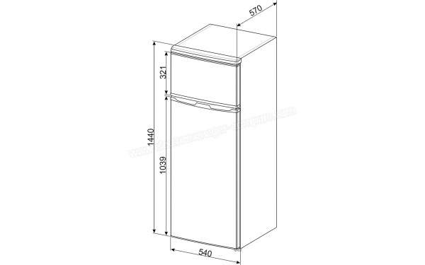 SMEG FD14FW - Dimensions