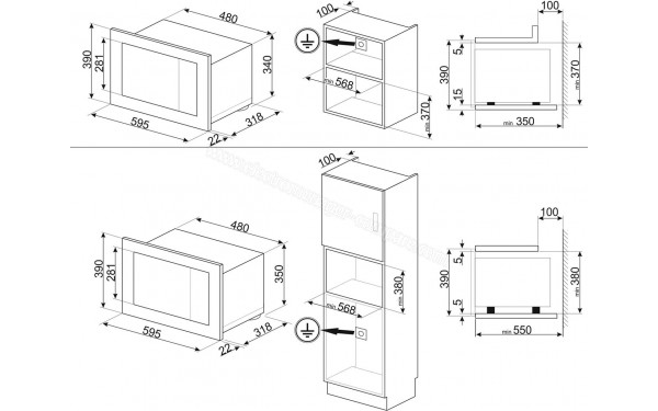 SMEG FMI120B2 - Sch&eacute;ma technique