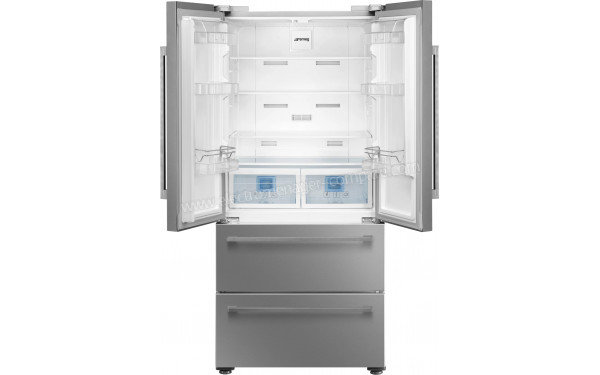 SMEG FQ55FXDE - Vue de l'int&eacute;rieur partie r&eacute;frig&eacute;rateur