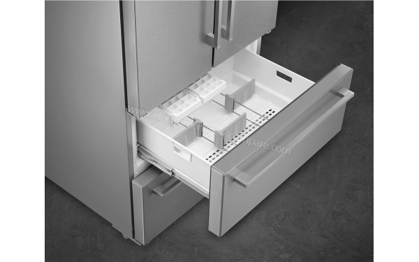 SMEG FQ55FXDE - Tiroirs partie cong&eacute;lateur