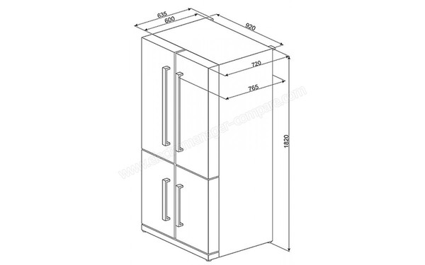 SMEG FQ60BPE - Sch&eacute;ma technique