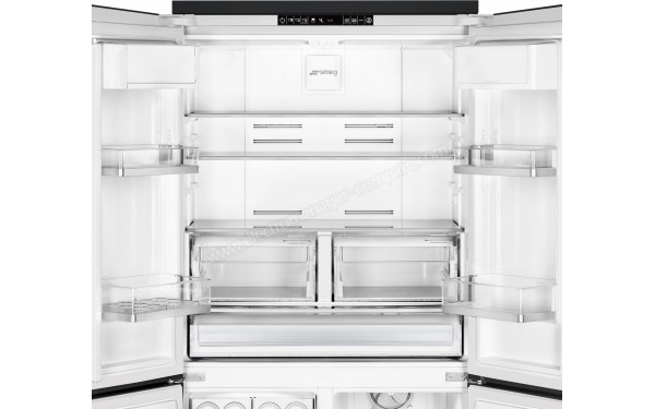 SMEG FQ60CAO5 - Vue de l'int&eacute;rieur partie r&eacute;frig&eacute;rateur
