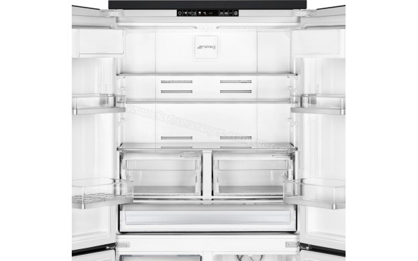 SMEG FQ60CAO6 - Vue de l'int&eacute;rieur partie r&eacute;frig&eacute;rateur