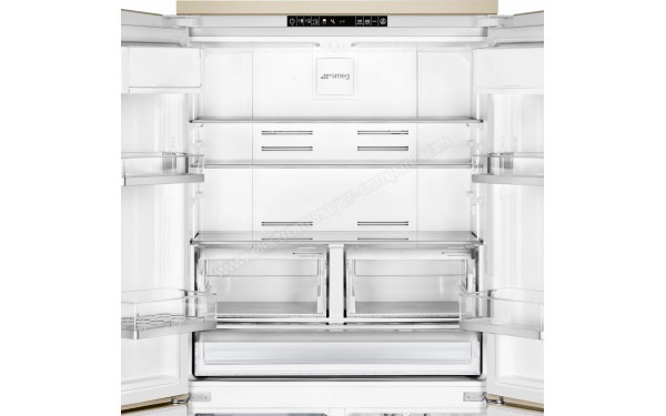 SMEG FQ60CPO6 - Vue de l'int&eacute;rieur partie r&eacute;frig&eacute;rateur