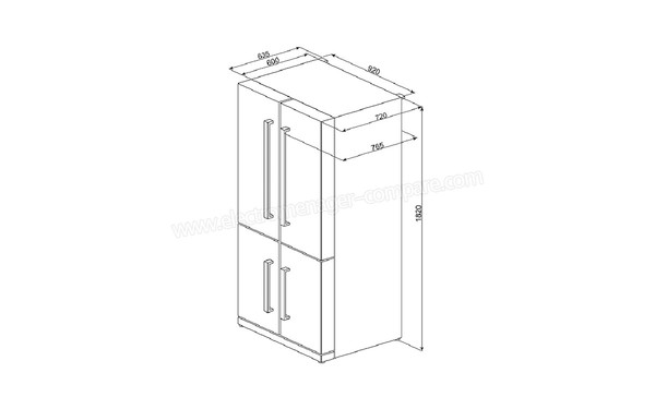 SMEG FQ60NPE - Sch&eacute;ma technique