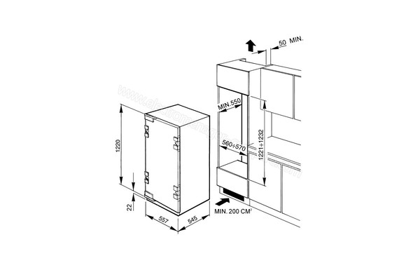 SMEG FR206APP - Schemas d'encastrement