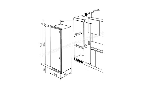 SMEG FR320P - Sch&eacute;ma technique