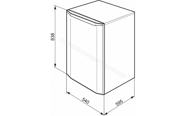SMEG FS09EW - Dimensions