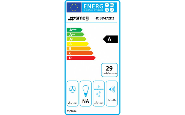 SMEG HOBD472D2 - &Eacute;tiquette &eacute;nergie