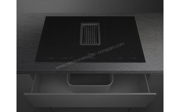 SMEG HOBD682D - Vue du dessus avec tiroir