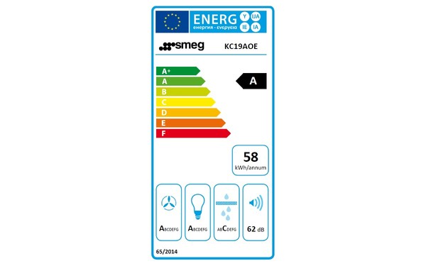 SMEG KC19AOE - &Eacute;tiquette &eacute;nergie