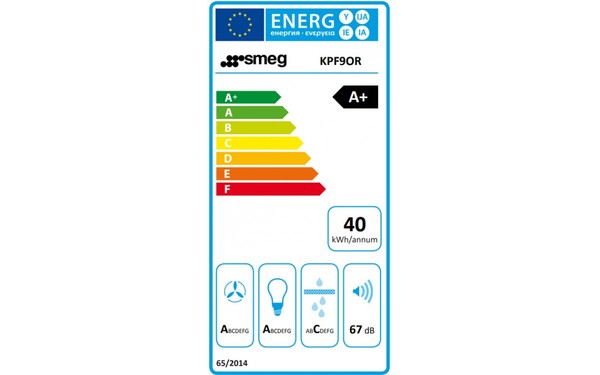 SMEG KPF9OR - &Eacute;tiquette &eacute;nergie