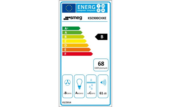 SMEG KSE900CHXE - &Eacute;tiquette &eacute;nergie