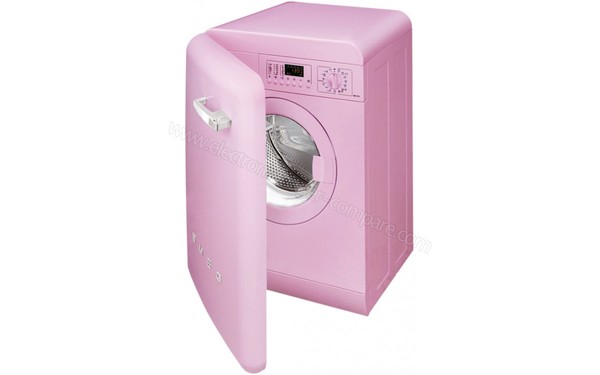 SMEG LBB14PK-2 - Vue 3/4 droite porte ouverte