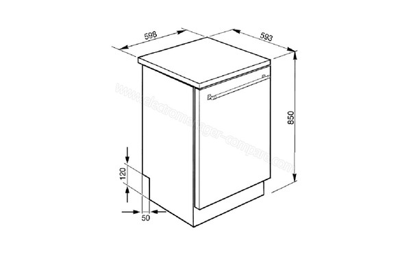 SMEG LSA13X2 - Sch&eacute;ma technique