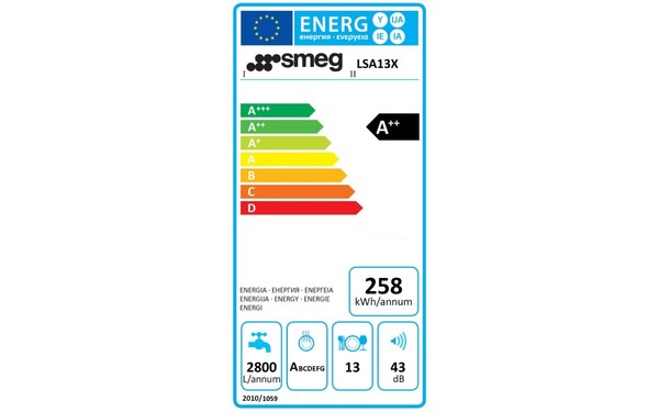 SMEG LSA13X - &Eacute;tiquette &eacute;nergie