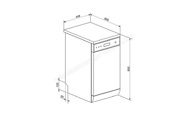 SMEG LSA4513G - Sch&eacute;ma technique