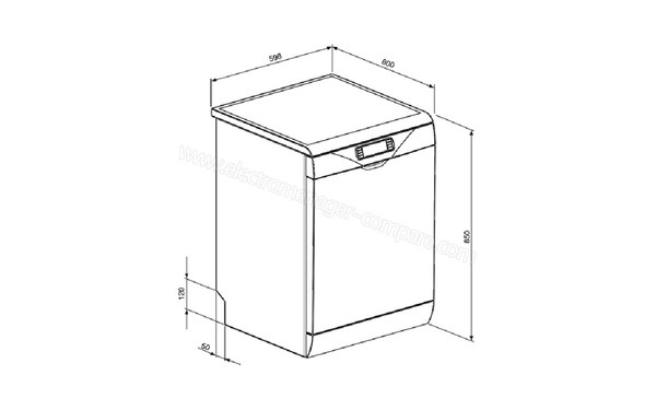 SMEG LSA6446B2 - Sch&eacute;ma technique