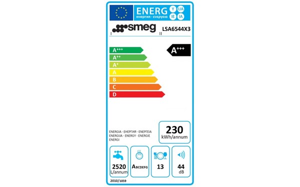 SMEG LSA6544X3 - &Eacute;tiquette &eacute;nergie
