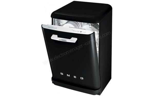 SMEG LVFABBL - Vue 3/4 droite porte ouverte