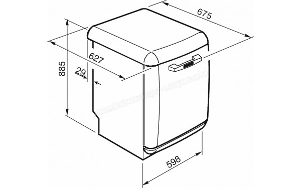 SMEG LVFABRD2 - Sch&eacute;ma technique
