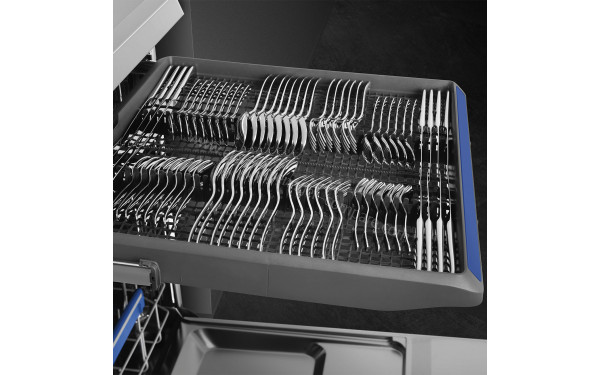 SMEG LVS342CQSX - Vue du tiroir sup&eacute;rieur