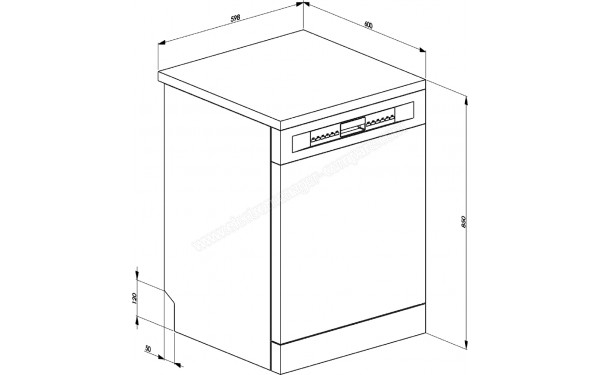 SMEG LVS432XIN - Sch&eacute;ma technique