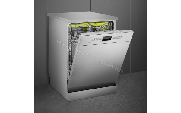 SMEG LVS433XIN - Vue 3/4 gauche