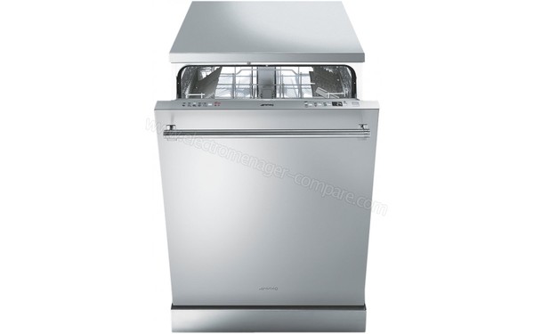 SMEG LVS43STXIN - Vue de face porter ouverte
