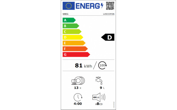 SMEG LVS533PXIN - &Eacute;tiquette &eacute;nergie v2