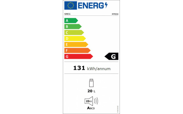 SMEG MTE30 - &Eacute;tiquette &eacute;nergie v2