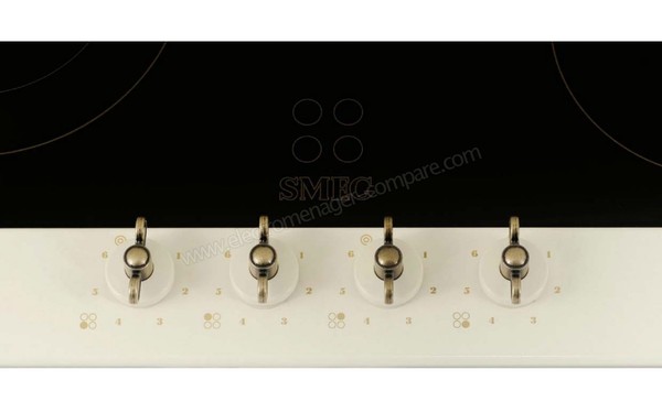 SMEG P864P - Panneau de commandes (cr&eacute;dit : Darty)