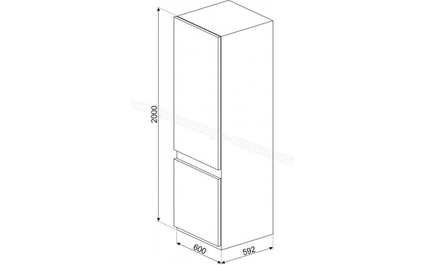 SMEG RC19XDNE - Dimensions