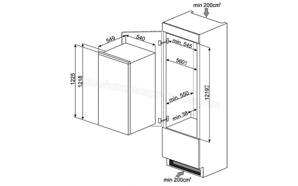 SMEG S7192CS2P1 - Sch&eacute;ma technique