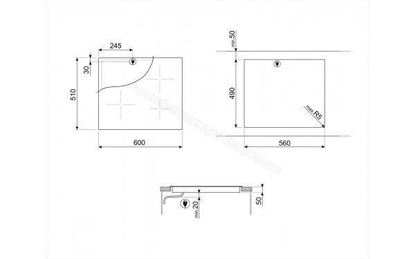 SMEG SE264TD - Sch&eacute;ma technique