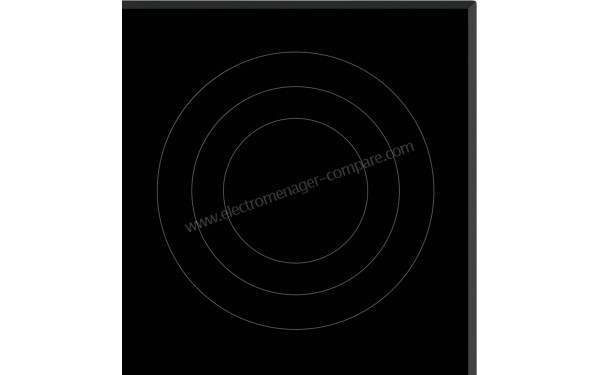 SMEG SE363ETB - Zoom sur un foyer radiant